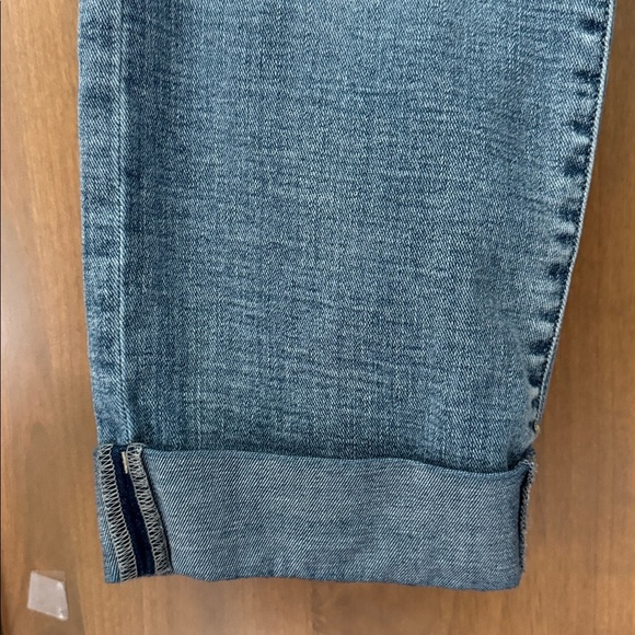 Liverpool Jeans Womens 12/31 Charlie Crop Wide Rolled Cuff Stretch Champlain - Picture 6 of 14